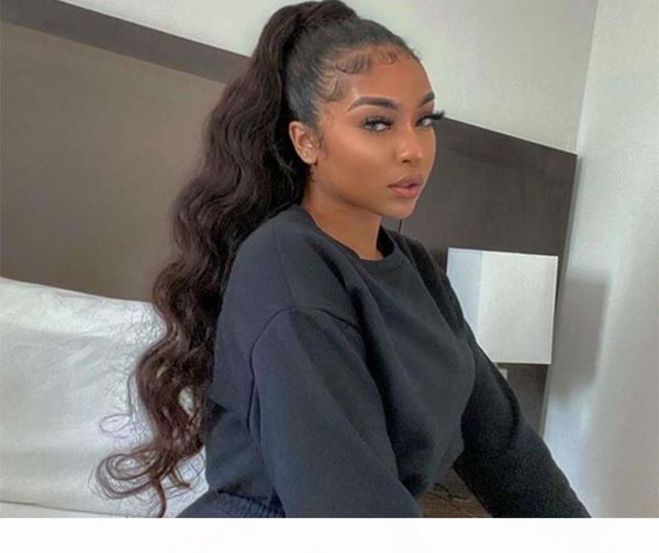 140g drawstring ponytail 1pcs brazilian remy human women body wave natural brown hair extension ponytail hairpiece, Black
140g drawstring ponytail 1pcs brazilian remy human women body wave natural brown hair extension ponytail hairpiece, Black