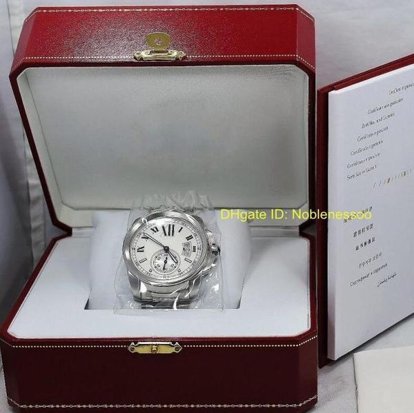 2 model in original box wristwatch mens steel calibre de 42mm w7100015 3389 steel automatic wristwatch mechanical men's watches, Slivery;brown
2 model in original box wristwatch mens steel calibre de 42mm w7100015 3389 steel automatic wristwatch mechanical men's watches, Slivery;brown