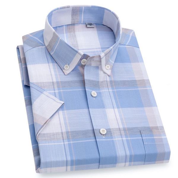 pure cotton plaid shirts for men short sleeve fashion checkered shirts male cool summer breathable with pocket, White;black
pure cotton plaid shirts for men short sleeve fashion checkered shirts male cool summer breathable with pocket, White;black
