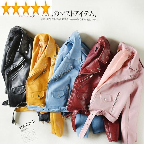 clothing women black women's jacket faux leather biker spring autumn casacos feminino sw8120 pph4841
clothing women black women's jacket faux leather biker spring autumn casacos feminino sw8120 pph4841