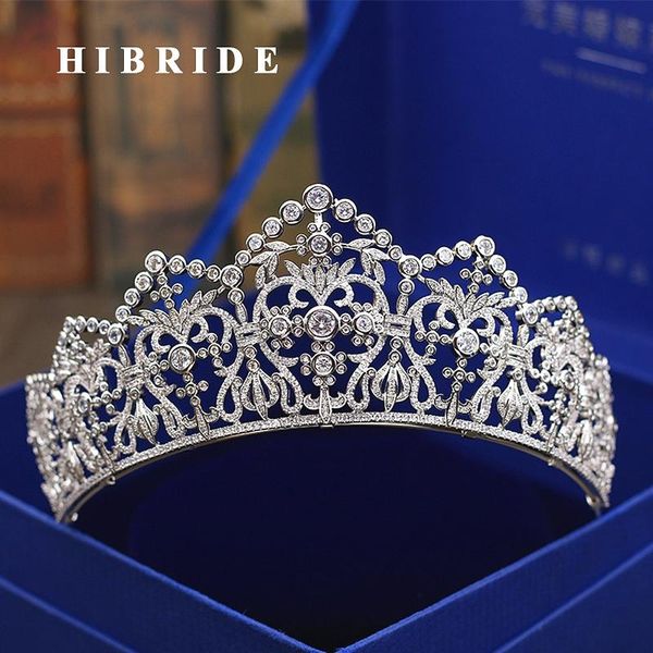 hibride luxury headband noble cubic zircon crown and tiaras for bridal shiny hair accessories wedding jewelry gifts c-61, Golden;silver
hibride luxury headband noble cubic zircon crown and tiaras for bridal shiny hair accessories wedding jewelry gifts c-61, Golden;silver