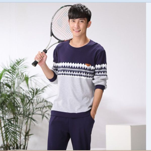 autumn winter men's cotton pajamas set letter striped sleepwear cartoon pajama casual sleep&lounge pyjamas plus size 3xl pijama q1216, Black;white
autumn winter men's cotton pajamas set letter striped sleepwear cartoon pajama casual sleep&lounge pyjamas plus size 3xl pijama q1216, Black;white