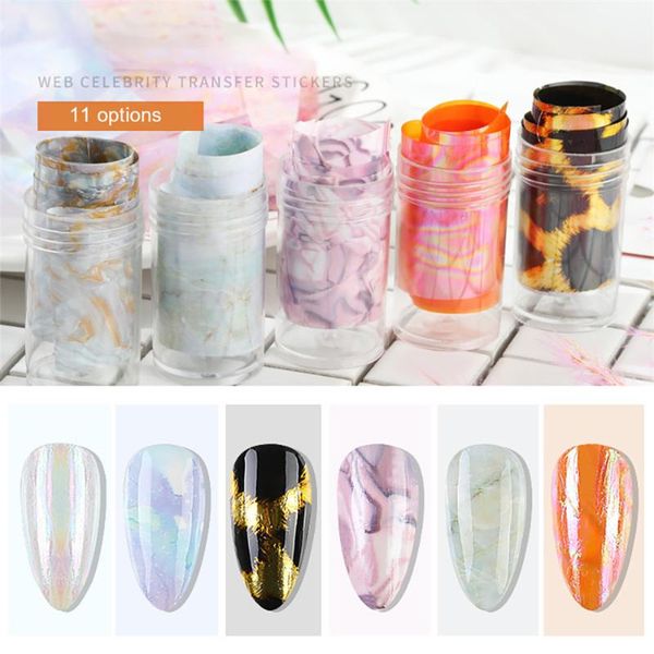 1 roll nail foils nails wraps multi-pattern colorful transfer sticker decals tips nail art decorations, Black
1 roll nail foils nails wraps multi-pattern colorful transfer sticker decals tips nail art decorations, Black