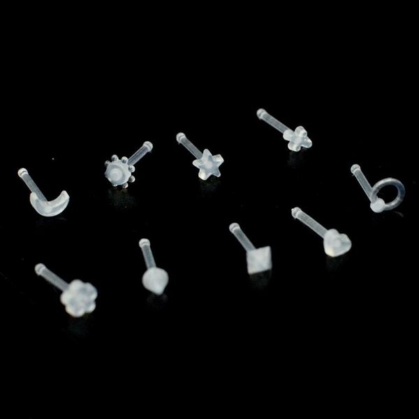 10pcs/lot bioplast labret flexible nose bone ring labret lip ring earring eyebrow ring nose studs body piercing jewelry 20g q jllgnr, Silver
10pcs/lot bioplast labret flexible nose bone ring labret lip ring earring eyebrow ring nose studs body piercing jewelry 20g q jllgnr, Silver