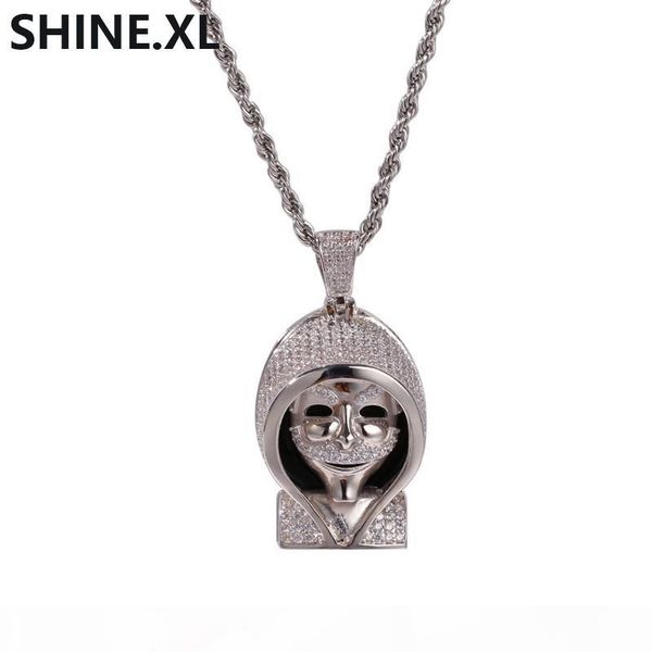 iced out solid black death skull pendant necklace micro paved lab zircon white gold plated mens hip hop jewelry gift, Silver
iced out solid black death skull pendant necklace micro paved lab zircon white gold plated mens hip hop jewelry gift, Silver
