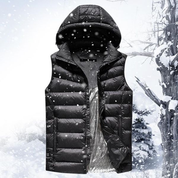 men's vests ishine biker vest mens coat usb charging smart heated men's large size down cotton hooded hat removable without charge, Black;white
men's vests ishine biker vest mens coat usb charging smart heated men's large size down cotton hooded hat removable without charge, Black;white