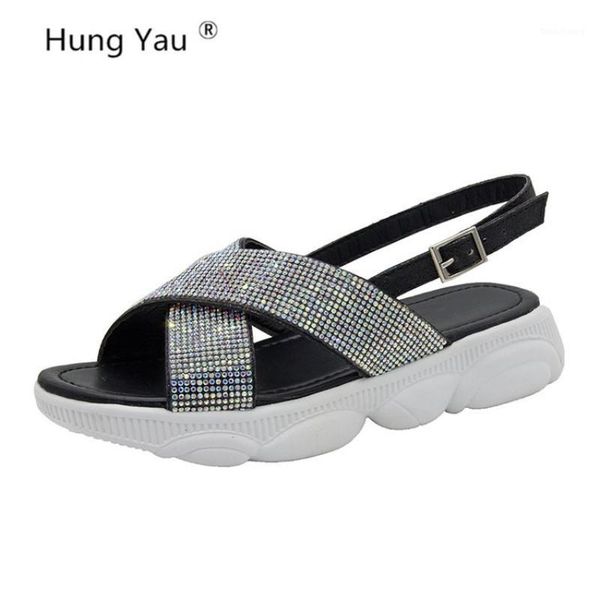 summer sandals women shake shoes thick wedges creepers platform rhinestone open peep toe women sandals casual flats size 35-401, Black
summer sandals women shake shoes thick wedges creepers platform rhinestone open peep toe women sandals casual flats size 35-401, Black