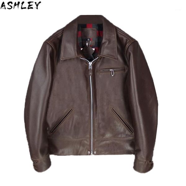 brown 2021 dark men american casual style leather jacket large size xxxl genuine cowhide autumn slim fit natural leather coat1, Black
brown 2021 dark men american casual style leather jacket large size xxxl genuine cowhide autumn slim fit natural leather coat1, Black