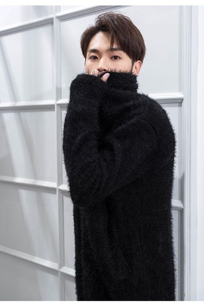 men's sweaters plus-size hipster mohair mid-length sweater coat knit cardigan urban fashion korean version nightclub man men, White;black
men's sweaters plus-size hipster mohair mid-length sweater coat knit cardigan urban fashion korean version nightclub man men, White;black