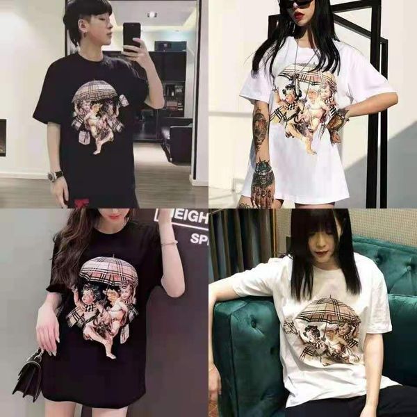 2020 new printed angel cotton round collar t-shirt for men and women with short sleeves korean version,24, White;black
2020 new printed angel cotton round collar t-shirt for men and women with short sleeves korean version,24, White;black