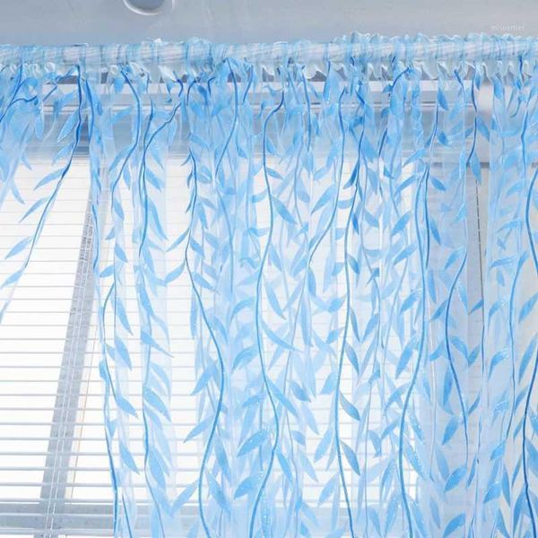 curtain & drapes pastoral willow sheer yarn curtains for living room tulle fabrics gauze simple window panel home textiles1 
curtain & drapes pastoral willow sheer yarn curtains for living room tulle fabrics gauze simple window panel home textiles1