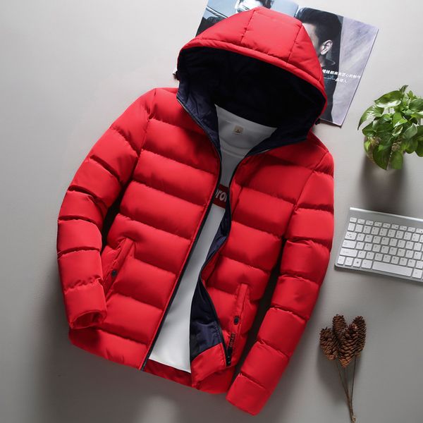 2021 new hooded jacket men coats windbreaker mens winter cotton padded jackets solid color casual parka male fashion casua warm outwear 36v4, Black;brown
2021 new hooded jacket men coats windbreaker mens winter cotton padded jackets solid color casual parka male fashion casua warm outwear 36v4, Black;brown