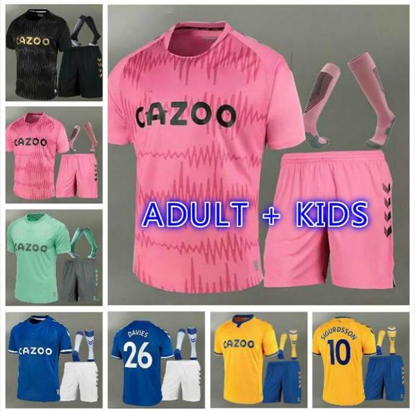 adults kids kit+socks 20 21 james richarlison kean sigurdsson soccer jerseys 2020 walcott home away football shirt uniforms, Black;yellow
adults kids kit+socks 20 21 james richarlison kean sigurdsson soccer jerseys 2020 walcott home away football shirt uniforms, Black;yellow