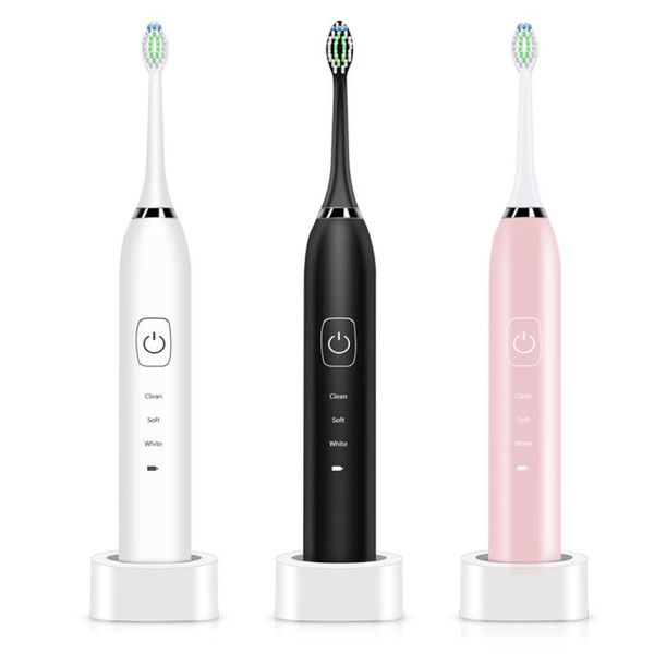 smart electric toothbrush wireless charge super sonic toothbrushes for adults kids timer rechargeable whitening black white pink
smart electric toothbrush wireless charge super sonic toothbrushes for adults kids timer rechargeable whitening black white pink