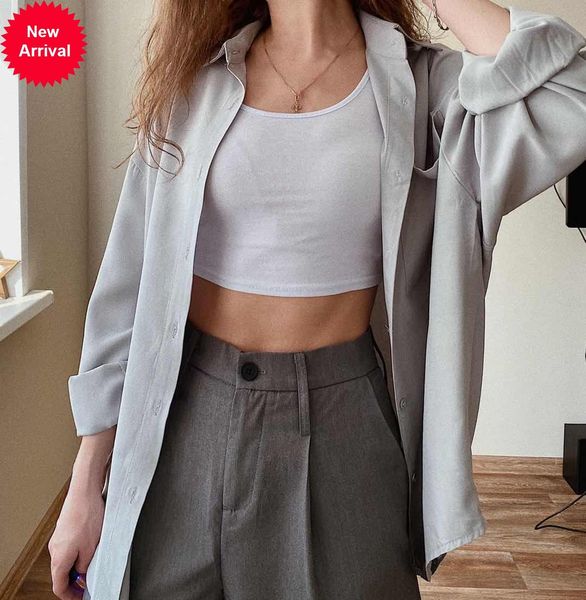 spring silk shirt fashion 2020 female women cotton long sleeve autumn boyfriend basic blusas black blue white grey sdfnp
spring silk shirt fashion 2020 female women cotton long sleeve autumn boyfriend basic blusas black blue white grey sdfnp