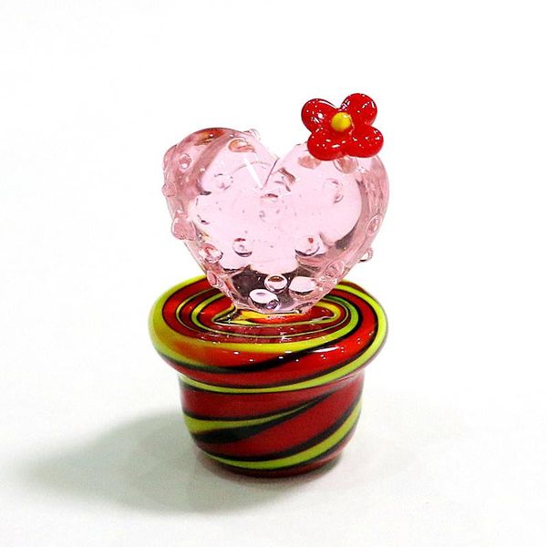 decorative objects & figurines handmade murano pink heart-shaped glass cactus crafts ornaments creative cute mini plant gifts for home table
decorative objects & figurines handmade murano pink heart-shaped glass cactus crafts ornaments creative cute mini plant gifts for home table