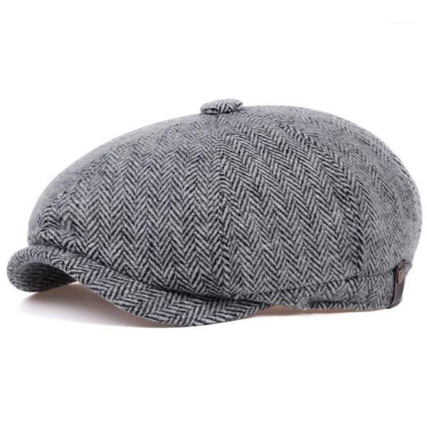 winter peaky blinders flat cap wool vintage octagonal hat man cabbie hat ivy ear cap irish hunting ear flap male newsboy1, Blue;gray
winter peaky blinders flat cap wool vintage octagonal hat man cabbie hat ivy ear cap irish hunting ear flap male newsboy1, Blue;gray