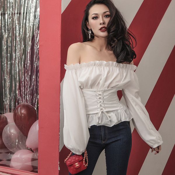 2021 New Elegant Spring From Vintage Lantern's Manga Plissada Blusa False Fine Slender Womanly Neck Shirt UETE, White
2021 New Elegant Spring From Vintage Lantern's Manga Plissada Blusa False Fine Slender Womanly Neck Shirt UETE, White