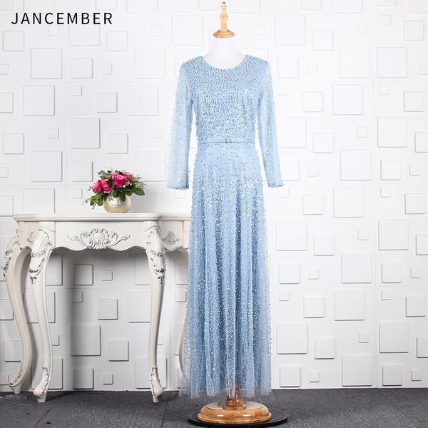 jancember vestiti eleganti donna cerimonia sera pearls sashes full sleeve o-neck straight ankle-length simple suknia wieczorowa1, White;black
jancember vestiti eleganti donna cerimonia sera pearls sashes full sleeve o-neck straight ankle-length simple suknia wieczorowa1, White;black