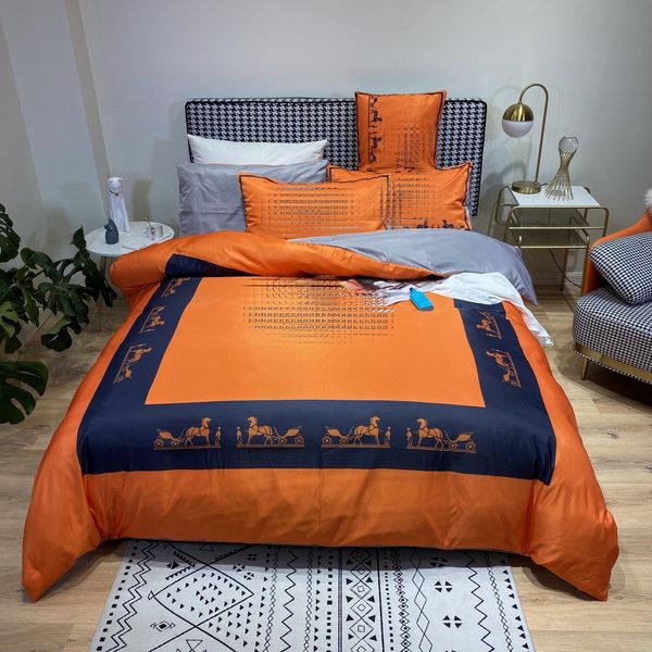 luxury orange designer bedding sets 4pcs/set horse printed silk size duvet cover bed sheet fashion pillowcases fast ship
luxury orange designer bedding sets 4pcs/set horse printed silk size duvet cover bed sheet fashion pillowcases fast ship