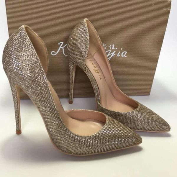 keshangjia 2020 new women pumps glitter pointed toe thin heels pumps gold shoes woman1, Black
keshangjia 2020 new women pumps glitter pointed toe thin heels pumps gold shoes woman1, Black