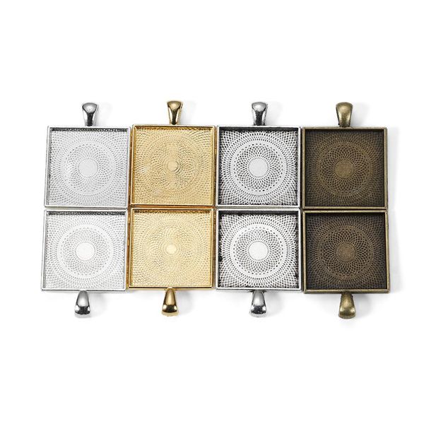 5pcs/lot zinc alloy gold plated square cabochons bases settings 25mm pendant bezel trays for diy jewelry making supplies q sqcgry, Black
5pcs/lot zinc alloy gold plated square cabochons bases settings 25mm pendant bezel trays for diy jewelry making supplies q sqcgry, Black