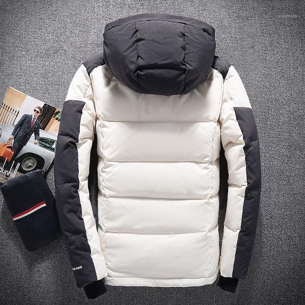 white duck jacket 2020 men casual men's winter jackets down coat detachable hat parka abrigos para hombre kj9241, Black
white duck jacket 2020 men casual men's winter jackets down coat detachable hat parka abrigos para hombre kj9241, Black