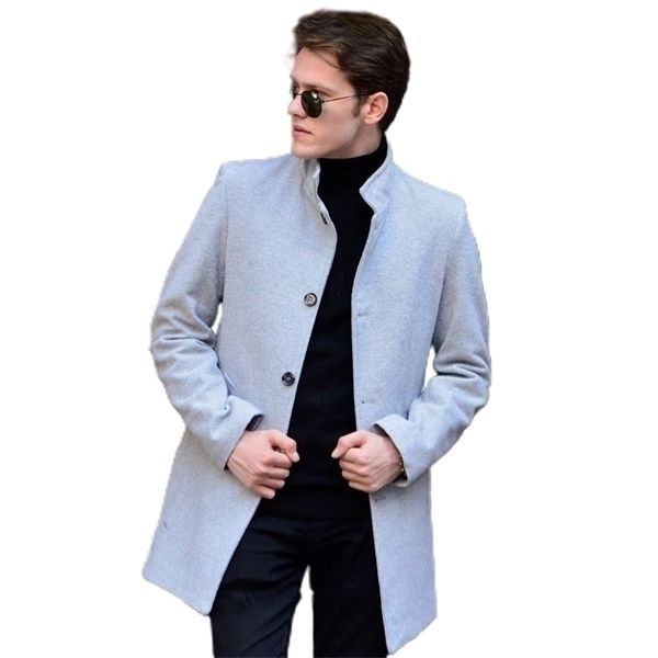 winter black wool men 's coat fur collar new season fashion gray warm coats 4 button classic casual overcoat long-sleeve good quality c
winter black wool men 's coat fur collar new season fashion gray warm coats 4 button classic casual overcoat long-sleeve good quality c
