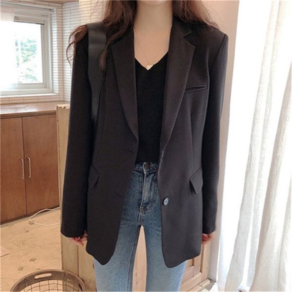 2021 new early spring new small jacket korean style suit net red female short section llfp, White;black
2021 new early spring new small jacket korean style suit net red female short section llfp, White;black