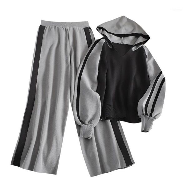 fashion street sports wind hooded sweater suit student female loose autumn new casual wide leg pants two-piece1, White
fashion street sports wind hooded sweater suit student female loose autumn new casual wide leg pants two-piece1, White