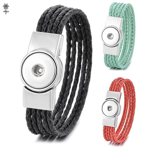 charm bracelets ginger snap 18mm button charms leather bracelet braided with magnet clasp 10 colors gcnn-525, Golden;silver
charm bracelets ginger snap 18mm button charms leather bracelet braided with magnet clasp 10 colors gcnn-525, Golden;silver