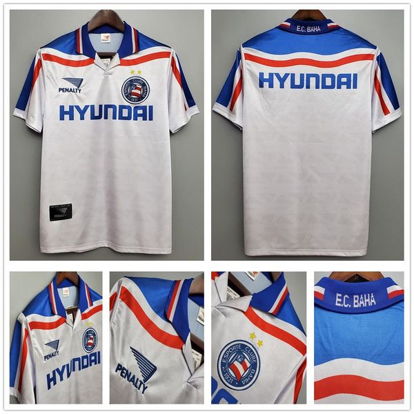esporte clube bahia 1998 1999 retro ec bahia soccer jerseys 98 99 vintage home white custom football shirts uniforms, Black;yellow
esporte clube bahia 1998 1999 retro ec bahia soccer jerseys 98 99 vintage home white custom football shirts uniforms, Black;yellow