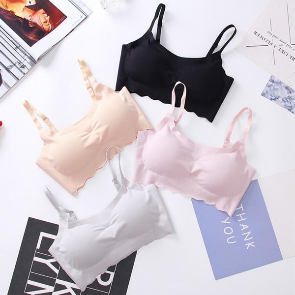 seamless brassiere bras for women full cup breathable bralette wire sleep bra tube for sports bra high quality, White;black
seamless brassiere bras for women full cup breathable bralette wire sleep bra tube for sports bra high quality, White;black