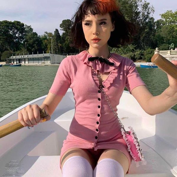 sweet girls pink skinny dress women summer short sleeve dresses harajuku ruffles bow dress retro elegant ladies bodycon vestidos1, Black;gray
sweet girls pink skinny dress women summer short sleeve dresses harajuku ruffles bow dress retro elegant ladies bodycon vestidos1, Black;gray