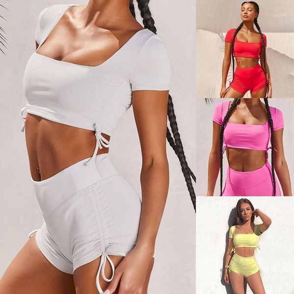 elastic crop set and drawstring shorts backless hollow 2 pieces set home clothes tracksuit outfit1, Gray
elastic crop set and drawstring shorts backless hollow 2 pieces set home clothes tracksuit outfit1, Gray