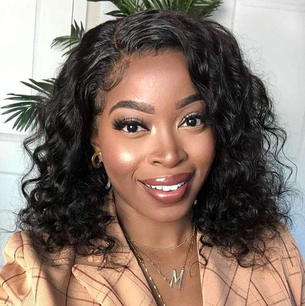 lace wigs luffyhair loose wave full human hair for women color 1#/2# short with baby 130%-180% density, Black;brown
lace wigs luffyhair loose wave full human hair for women color 1#/2# short with baby 130%-180% density, Black;brown