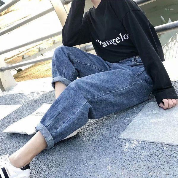 women's jeans sougen casual women plus size harem pants autumn winter women's 2021 fashion denim boyfriend style loose 1, Blue
women's jeans sougen casual women plus size harem pants autumn winter women's 2021 fashion denim boyfriend style loose 1, Blue