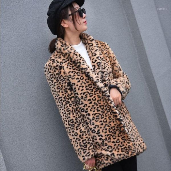 faux fur coat for women winter warm fashion leopard printed artificial fur women's coats female casual jackets plus size1, Black
faux fur coat for women winter warm fashion leopard printed artificial fur women's coats female casual jackets plus size1, Black
