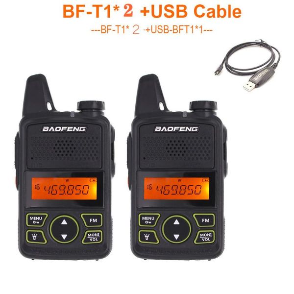 walkie talkie 2pcs baofeng bf-t1 mini kids ham two way radio comunicador 1 usb handheld portable hf transceiver
walkie talkie 2pcs baofeng bf-t1 mini kids ham two way radio comunicador 1 usb handheld portable hf transceiver