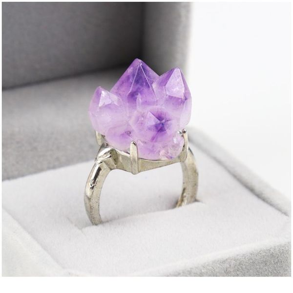 natural amethyst cluster ring for men and women jewelry decoration wedding gifts healing meditation decoration ad qylvbx, Black
natural amethyst cluster ring for men and women jewelry decoration wedding gifts healing meditation decoration ad qylvbx, Black