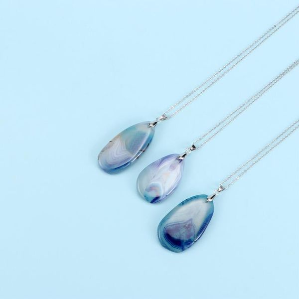 irregular water drop pendant necklace ethnic natural rough necklace geometric stone sweater chain shape, Silver
irregular water drop pendant necklace ethnic natural rough necklace geometric stone sweater chain shape, Silver