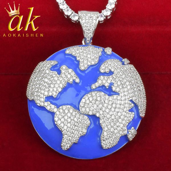 earth shape blue oil pendant necklace with tennis chain gold color zircon fashion hip hop rock street jewelry q1209, Bronze;silver
earth shape blue oil pendant necklace with tennis chain gold color zircon fashion hip hop rock street jewelry q1209, Bronze;silver