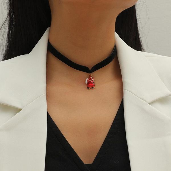chains classic merry christmas gift black velvet necklace pendants lovely santa claus jewelry for women and, Silver
chains classic merry christmas gift black velvet necklace pendants lovely santa claus jewelry for women and, Silver