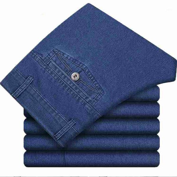 #1401 dad jeans men straight loose middle-aged business jeans homme smart casual high waist loose stretch plus size 30-461, Blue
#1401 dad jeans men straight loose middle-aged business jeans homme smart casual high waist loose stretch plus size 30-461, Blue