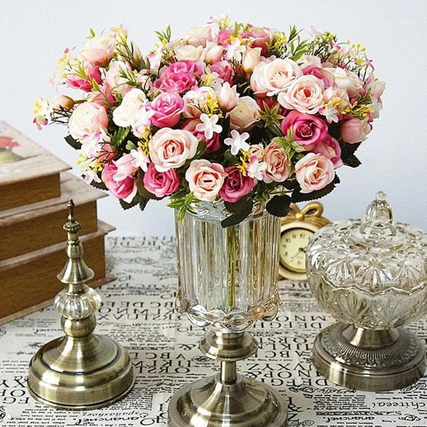 1 bunch artificial silk french rose floral bouquet fake flower arrange table daisy wedding flowers decor party accessory flores1
1 bunch artificial silk french rose floral bouquet fake flower arrange table daisy wedding flowers decor party accessory flores1