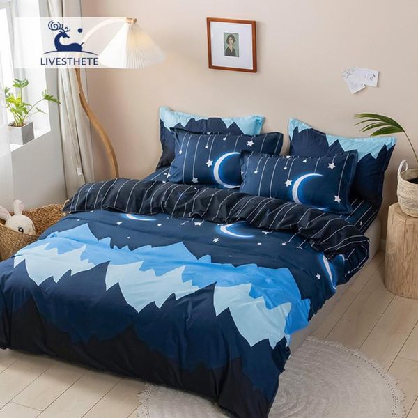 liv-esthete good night dark blue bedding set fitted sheet pillowcase 4pcs double single child corners elastic band sheet
liv-esthete good night dark blue bedding set fitted sheet pillowcase 4pcs double single child corners elastic band sheet
