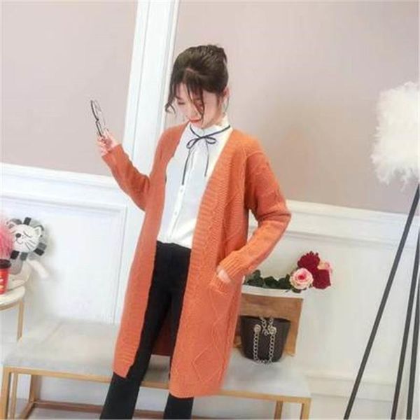women's knits & tees korean knit jacket sueter mujer solid coat women long cardigans for autumn winter warm oversize poncho, White
women's knits & tees korean knit jacket sueter mujer solid coat women long cardigans for autumn winter warm oversize poncho, White