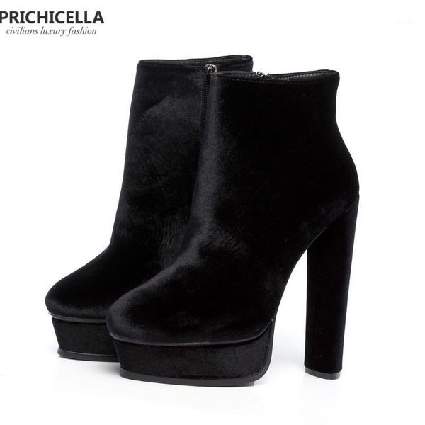 boots prichicella quality 14cm high heeled lady patform booties genuine leather fashion women shoes size35-421, Black
boots prichicella quality 14cm high heeled lady patform booties genuine leather fashion women shoes size35-421, Black