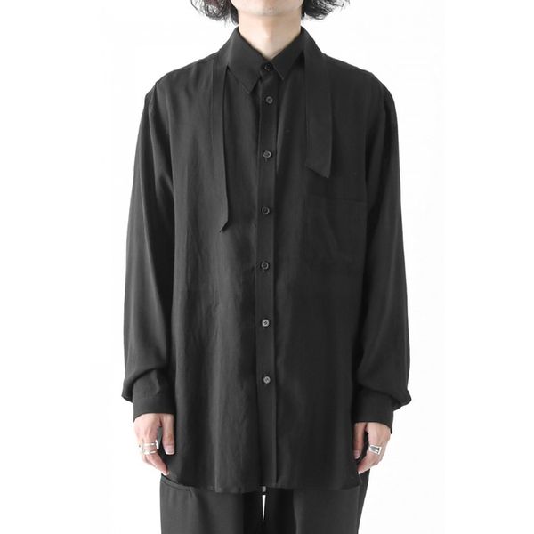 2021 New S-6xl!! Homemade Man's Shirt with An Uneven Loose Cape Dark Collar From Occasional Shirt. L10A, Black
2021 New S-6xl!! Homemade Man's Shirt with An Uneven Loose Cape Dark Collar From Occasional Shirt. L10A, Black