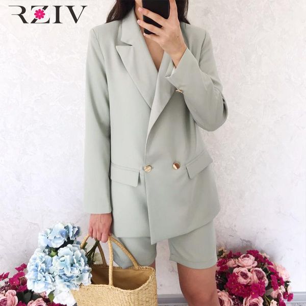 rziv women's set blazer shorts casual solid color double-breasted suit + shorts suit 2 piece set style1, White
rziv women's set blazer shorts casual solid color double-breasted suit + shorts suit 2 piece set style1, White